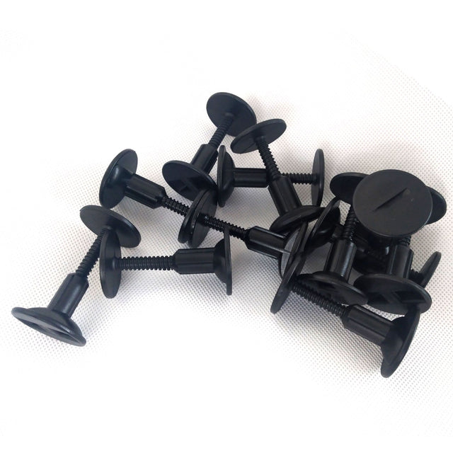 Sniper Bodyboard Leash Plug schwarze Kunststoff-Befestigungsstecker mit Schrauben, Detailansicht
