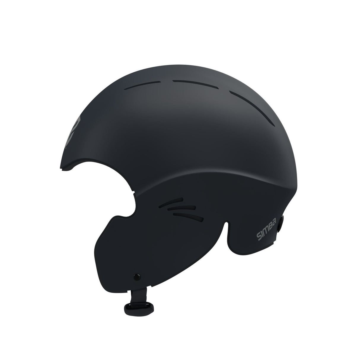 Simba Sentinel Wassersport Helm in Schwarz mit Belüftungslöchern, Seitenansicht
