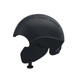 Simba Sentinel Wassersport Helm in Schwarz mit Belüftungslöchern, Seitenansicht auf weißem Hintergrund