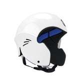 Simba Sentinel Wassersport Helm in Weiß und Blau mit Belüftungslöchern, Seitenansicht