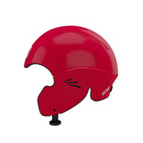 Simba Sentinel Wassersport Helm in Rot mit glänzender Oberfläche, Seitenansicht, Schutzhelm für Wassersport