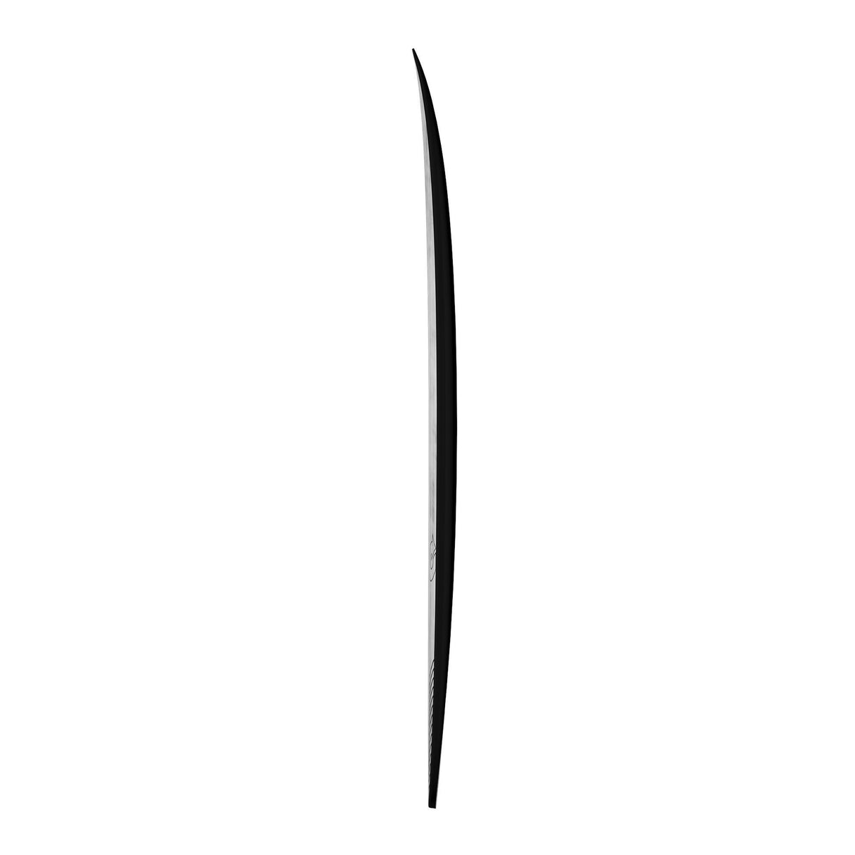 Torq ACT Prepreg PG-R Surfboard schwarz Seitenansicht Prepreg-Material