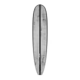 Torq ACT Prepreg The Don Noserider Surfboard, grau mit schwarzer Kante, Draufsicht