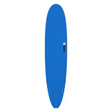 Torq TET Longboard in Blau, Draufsicht auf das komplette Board mit rundlicher Form und Torq-Logo