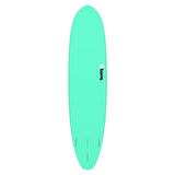Torq TET V+ MOD Fun Surfboard in Mint, Draufsicht, modernes Design mit schwarzem Logo