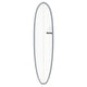 Torq TET V+ MOD Fun Surfboard weiß mit grauer Kante, Draufsicht