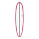 Torq TET CS V+ MOD Fun Surfboard in Rot und Grau mit Carbon-Konstruktion, Draufsicht