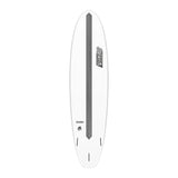 Channel Islands X-lite Chancho Surfboard, weiß mit grauem Stringer, Draufsicht