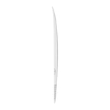 Torq TEC Summer Fish Surfboard, weiß, schlanke Fish-Form, Seitenansicht