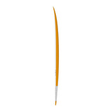 Torq TEC Summer Fish Surfboard, gelb mit weißem Grip-Bereich, Seitenansicht
