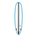 Torq TEC M2.0 Surfboard, blau-weiß mit schwarzem Stripe, Draufsicht