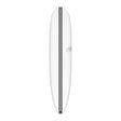 Torq TEC The Don Surfboard, weiß mit schwarzem Streifen, Draufsicht