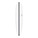 Torq TEC The Don HP Surfboard, weiß mit schwarzem Streifen, Draufsicht