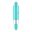 Torq TEC The Don HP Surfboard türkis weiß Draufsicht mit schwarzen Streifen