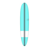 Torq TEC The Don HP Surfboard türkis weiß Draufsicht mit schwarzen Streifen