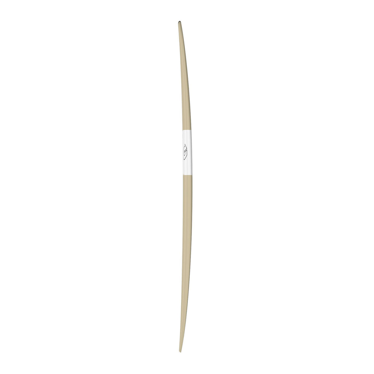 Torq TEC The Don Noserider Surfboard, beige-weiß, Seitenansicht