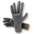 MDNS Prime 2mm Neopren Handschuhe Glatthaut grau mit orangem Logo, Frontansicht