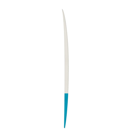 Torq Softboard EVA V+ MOD Fun Surfboard weiß blau Seitenprofil