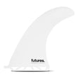 Futures Single Fin Performance Thermotech Surfboard Finne in Weiß, Seitenansicht