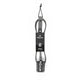 Roam Surfboard Leash Premium 6 Zoll, grau, Neopren mit Befestigungen, Frontalansicht