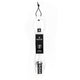 Roam Surfboard Leash Premium 7 Fuß weiß mit schwarzem Branding und Verschluss, Frontansicht