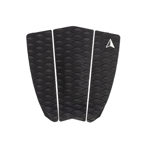 ROAM Footpad ECO Algae Traction Pad 3-tlg, schwarze Oberfläche mit Waffelmuster, Draufsicht