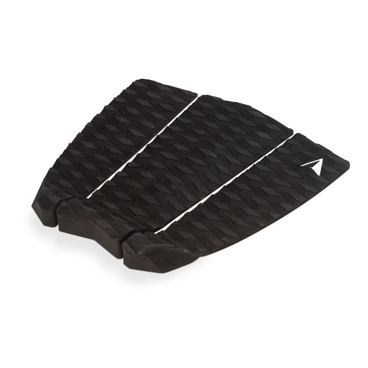ROAM Footpad ECO Algae Traction Pad 3-teilig schwarz mit strukturierter Oberfläche, Draufsicht