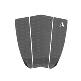 ROAM Footpad ECO Algae Traction Pad 3-tlg, grau, Draufsicht, strukturierte Oberfläche mit weißen Trennlinien
