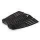 Roam Footpad Deck Grip Traction Comp Pad schwarz mit Noppen und Rillen, Draufsicht
