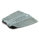 Roam Footpad Deck Grip Traction Comp Pad in Grau mit Griffmuster, strukturierte Oberfläche und Lochdetails von oben