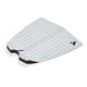 Roam Footpad Deck Grip Traction Pad 2-tlg in Weiß mit strukturierter Oberfläche, zweiteilig, schwarze Bindungen, Isometrie