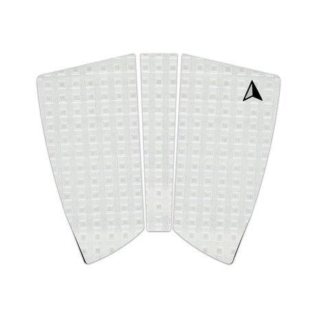 Roam Footpad Deck Grip Traction Pad 2+1 weiß mit strukturierter Oberfläche, Draufsicht