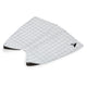 Roam Footpad Deck Grip Traction Pad 2+1 in Weiß mit strukturierter Oberfläche und schwarzen Kanten, Aufsicht