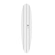Torq TEC Delpero Classic Surfboard, weiß mit schwarzen Streifen, Draufsicht