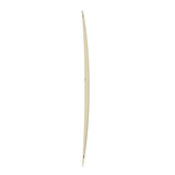 Torq TEC Delpero Classic Surfboard, creme-weiße Farbe, Seitenprofil-Ansicht