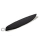 ROAM ECO Shortboard Surfboard Socke in Schwarz, Schutzhülle aus recyceltem Material mit Zugband, Frontansicht
