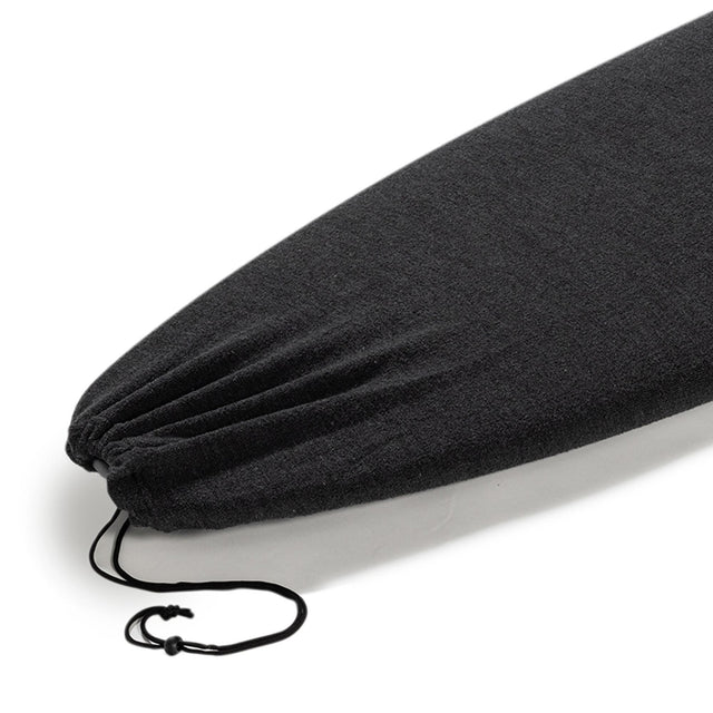 ROAM ECO Funboard Surfboard Socke in Schwarz, Neopren-Schutzhülle mit Zugkordel, Seitenansicht