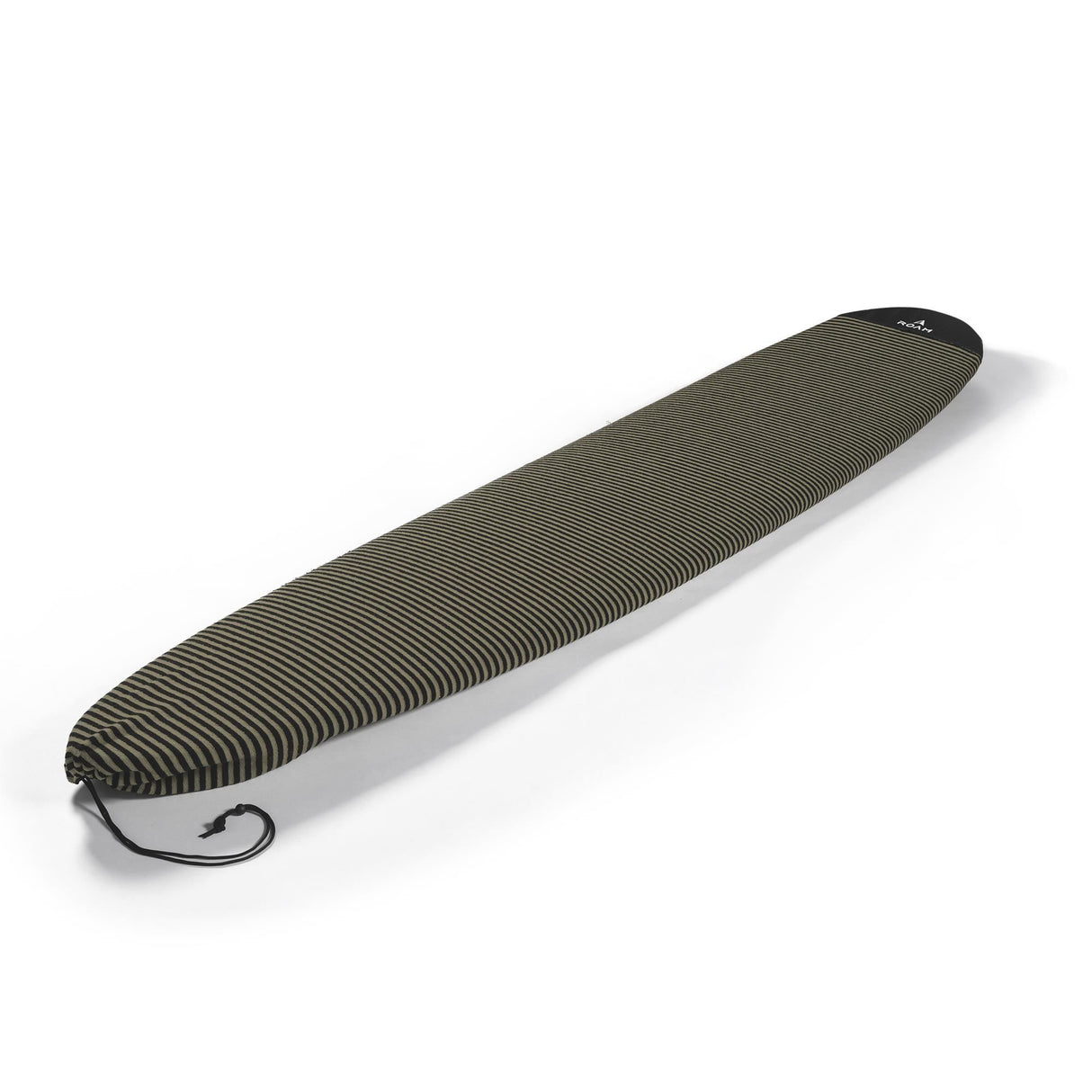 ROAM ECO Longboard Surfboard Socke, Khaki, Neopren-Schutzhülle mit Riemen, Seitenansicht