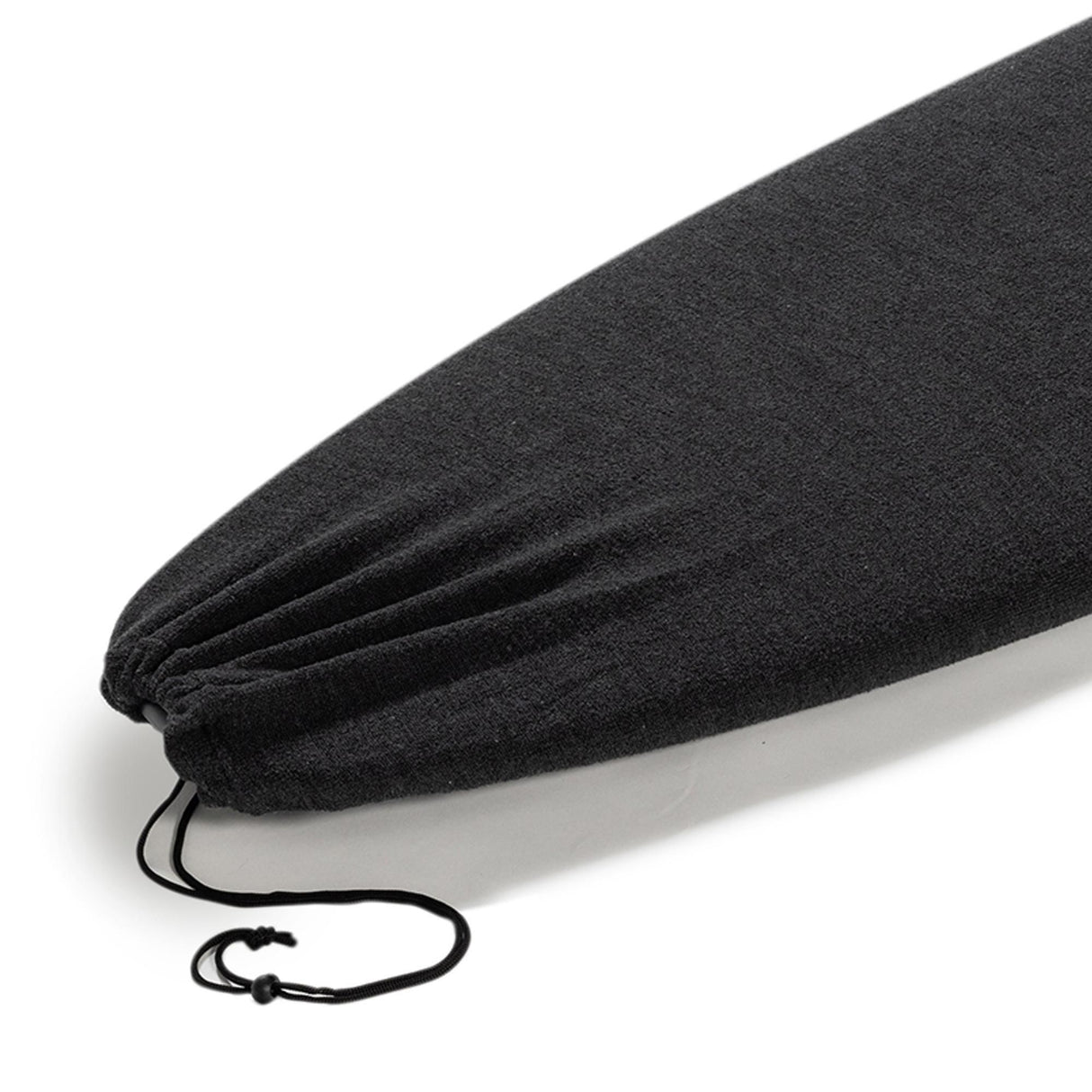 ROAM ECO Longboard Surfboard Socke in Schwarz mit Zugkordel, Schutzschlauch aus Öko-Material, Seitenansicht