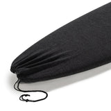 ROAM ECO Longboard Surfboard Socke in Schwarz mit Zugkordel, Schutzschlauch aus Öko-Material, Seitenansicht