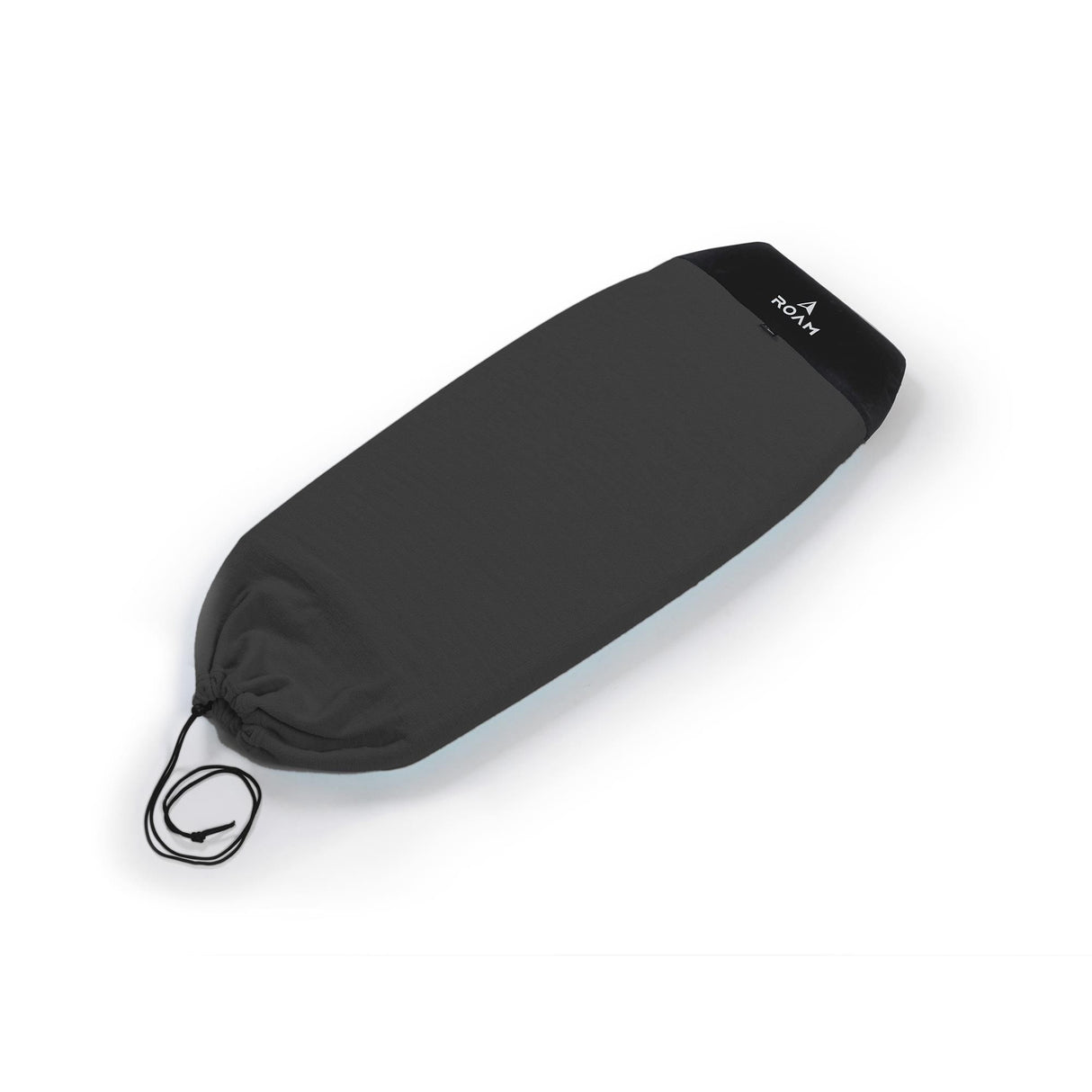 Roam ECO Bodyboard Socke schwarz, Neopren-Schutzhülle mit Zugkordel, Draufsicht