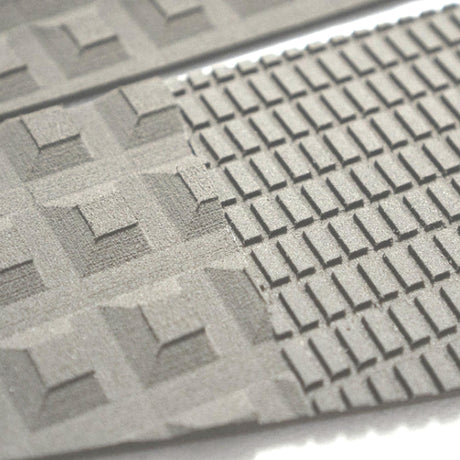 Futures Traction Pad Voodoo grau mit strukturiertem Muster, Detailansicht der Griffoberfläche