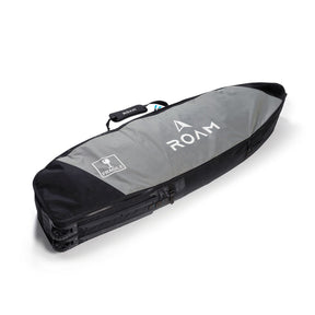 ROAM Coffin Wheelie Boardbag grau-schwarz mit Rollen, Seitenperspektive