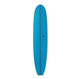 Torq TEC Delpero Pig Surfboard, türkis, Draufsicht auf das komplette Surfboard mit abgerundeter Nose und breitem Tail