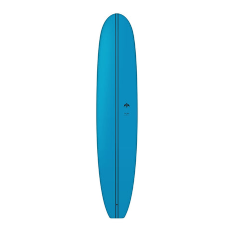 Torq TEC Delpero Pig Surfboard, türkis, Draufsicht auf das komplette Surfboard mit abgerundeter Nose und breitem Tail