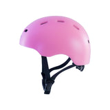 Gath Multisports Helm RGM in Pink mit Belüftungslöchern und schwarzem Kinnriemen, Seitenansicht