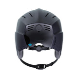 HYDA Coanda Fusion Wassersport Helm grau mit Belüftungsöffnungen und Kinnriemen, Frontalansicht