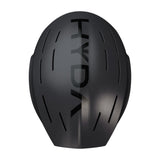 HYDA Coanda Fusion Wassersport Helm in Schwarz mit Belüftungsöffnungen, Frontansicht