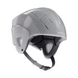 HYDA Coanda Core Wassersport Helm grau mit Belüftungsöffnungen und Kinnriemen, Frontalansicht