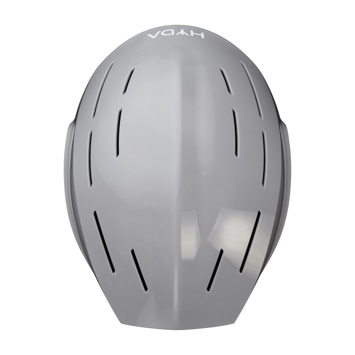 HYDA Coanda Core Wassersport Helm grau mit Belüftungsöffnungen, Vorderansicht